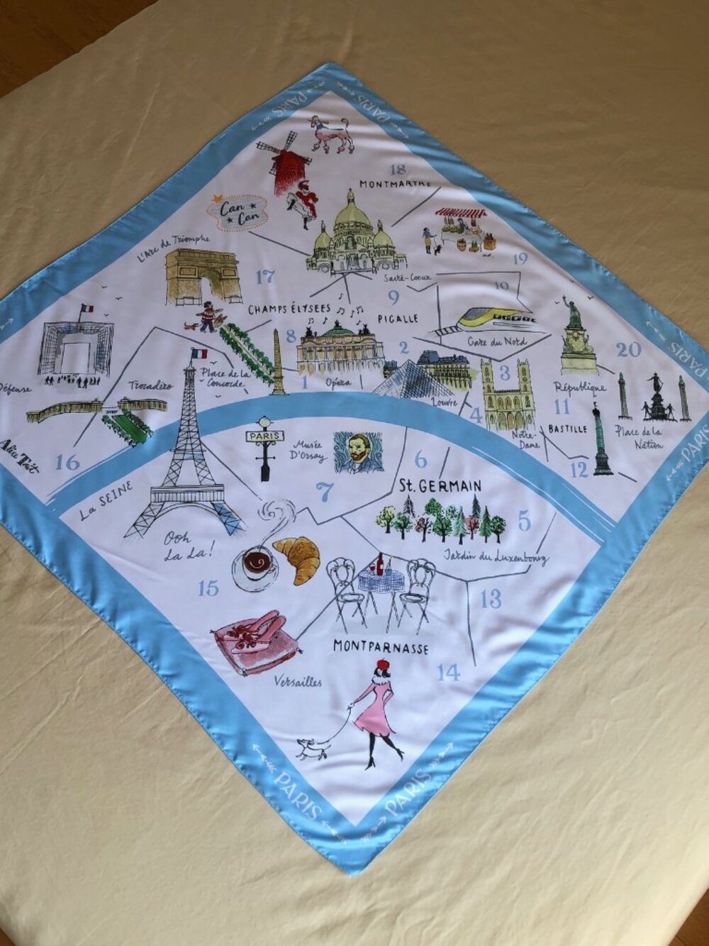 Paris Oversized Square Scarf